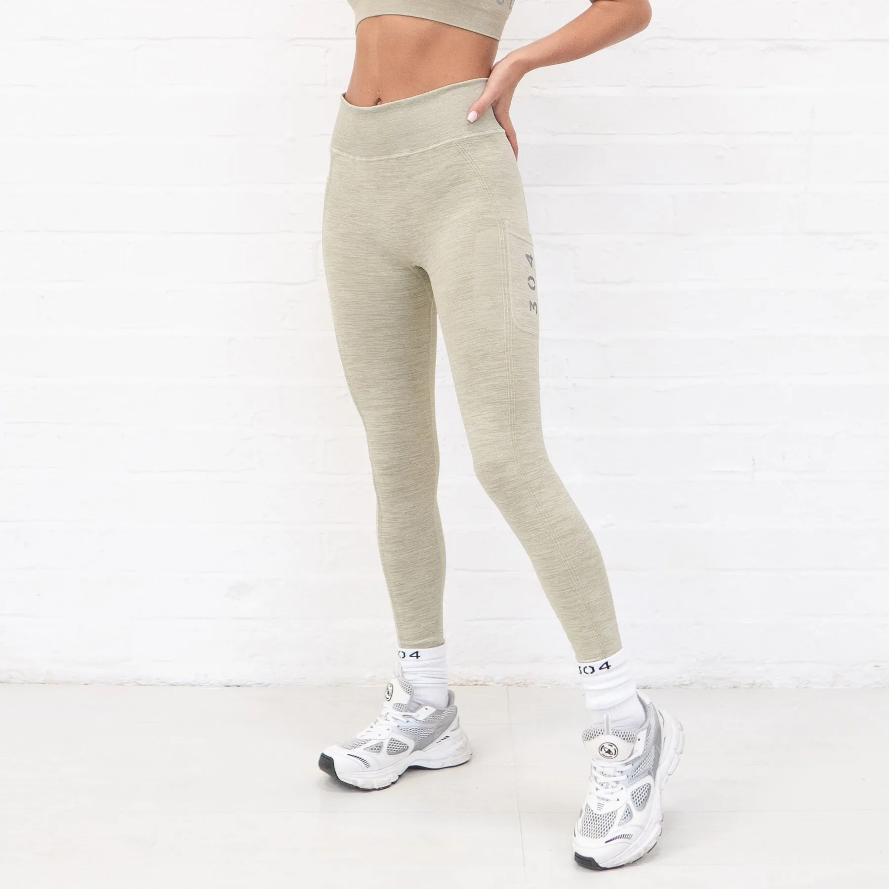304 Recycled Seamless Active Leggings Pistachio