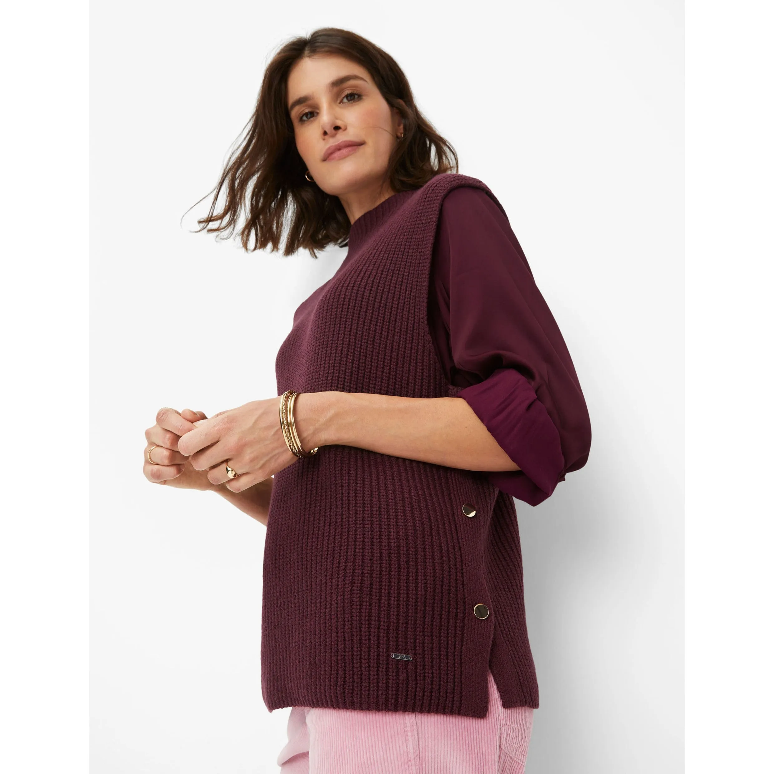 Brax Enie Pullover in Berry 35-4078