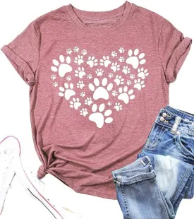Cat Shirt for Women Cat Mom Letter Print Tshirts in My Cat Mom Era Graphic Tee Cute Casual Pet Paw Top