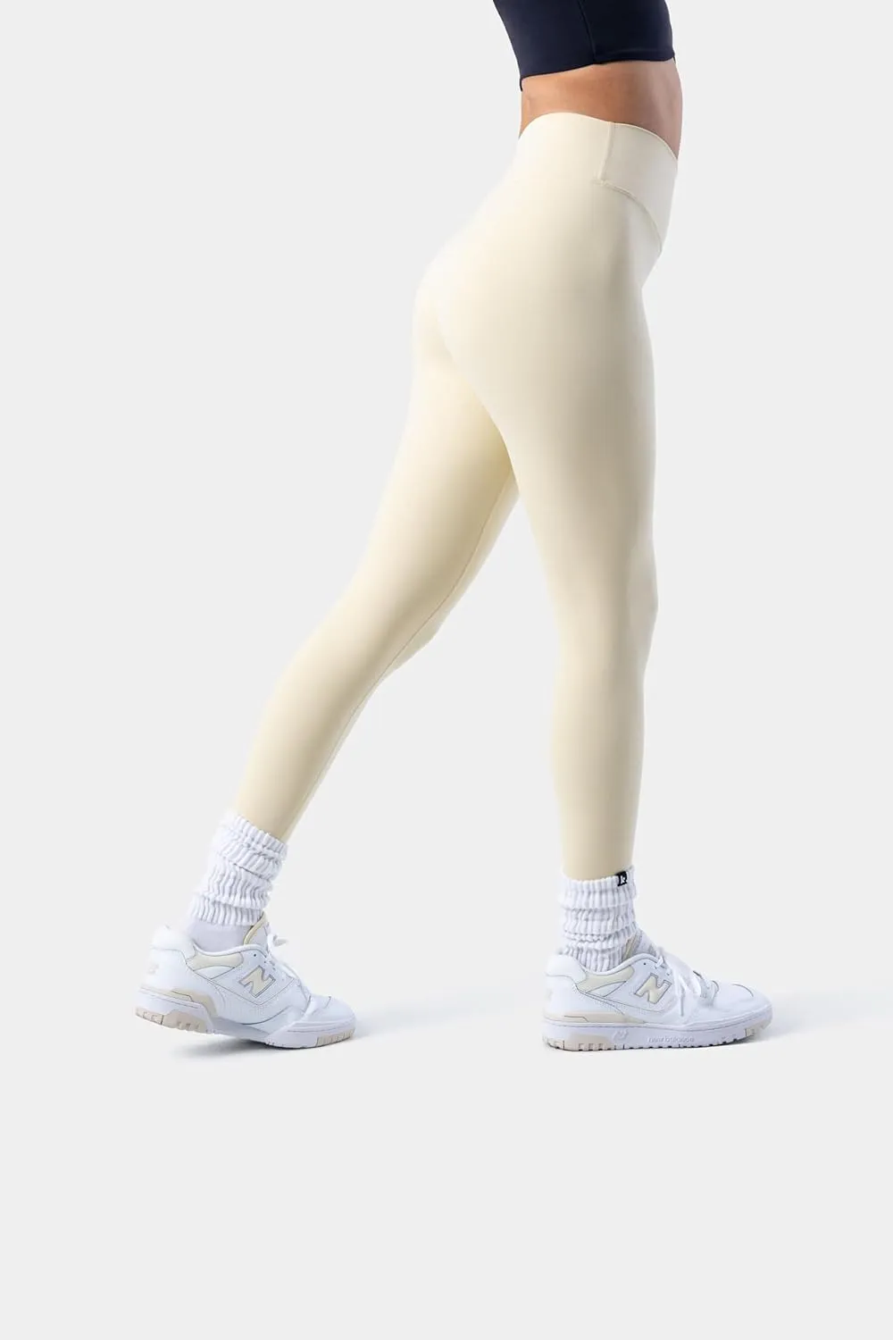 Kamo Fitness Serenity No Front Seam Leggings 25" Inseam Yoga Pants High Waisted Soft Workout Tights
