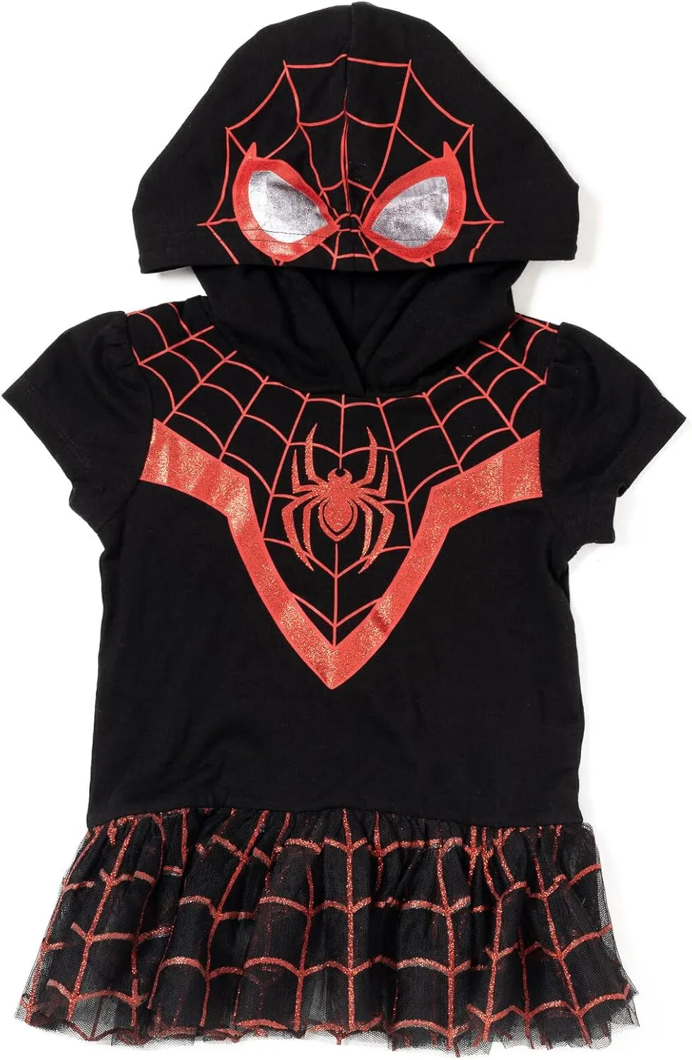 Marvel Avengers Spider-Man Spider-Gwen Captain America Girls Cosplay T-Shirt and Leggings Toddler to Little Kid