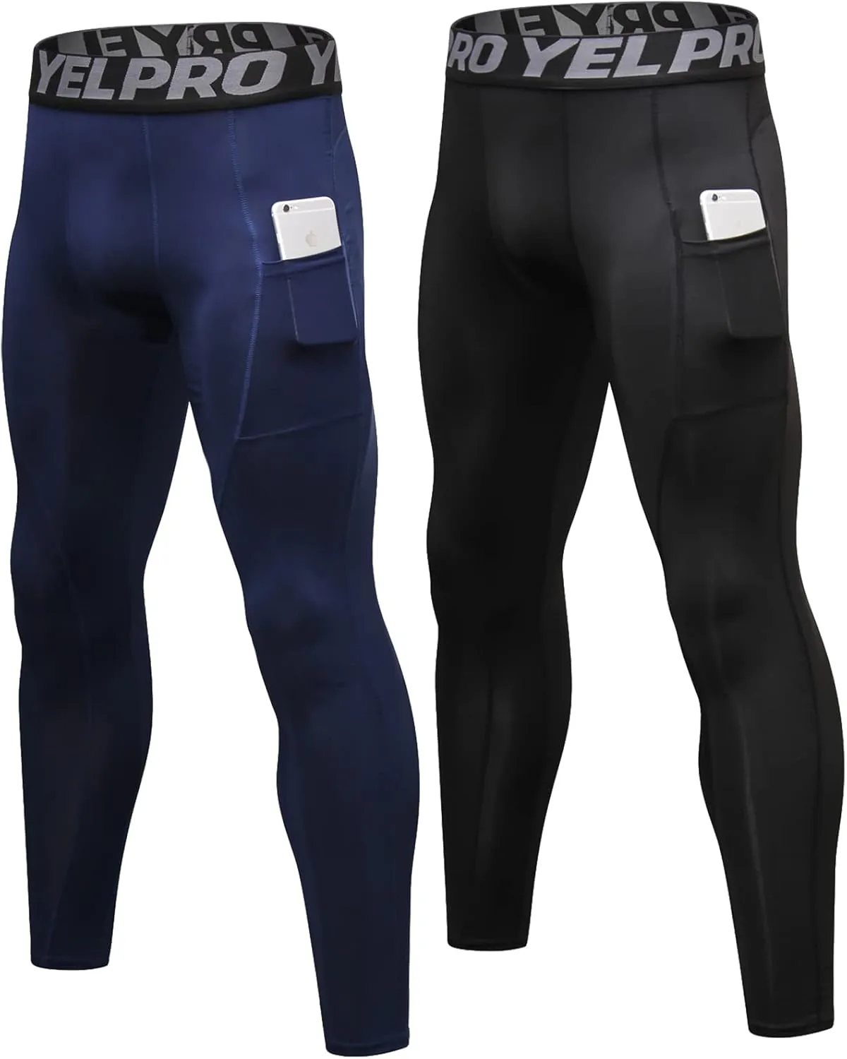 Men's Compression Pants Cool Dry Athletic Leggings Workout Running Tights Active Sports Baselayer Tights Men Yoga Pant