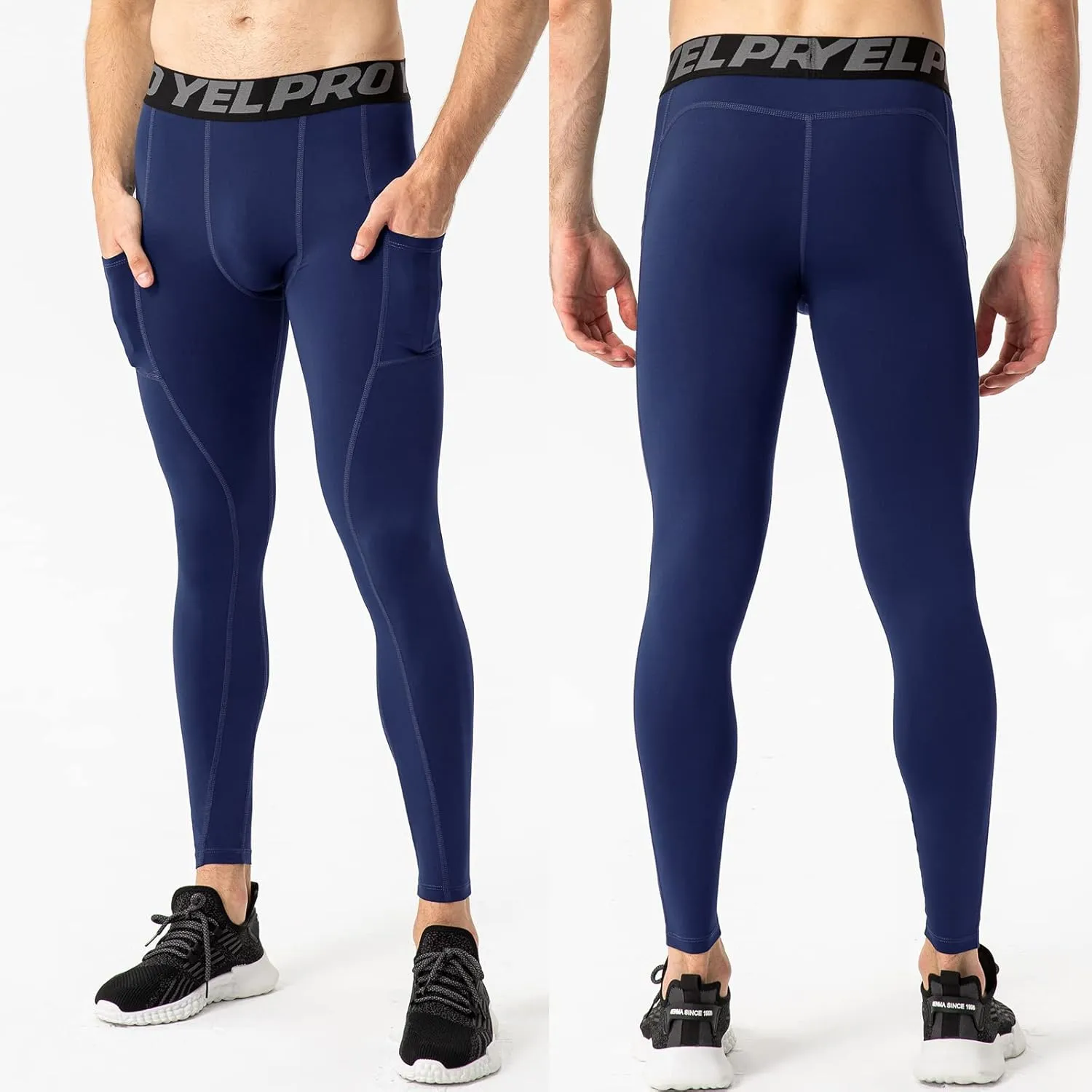 Men's Compression Pants Cool Dry Athletic Leggings Workout Running Tights Active Sports Baselayer Tights Men Yoga Pant