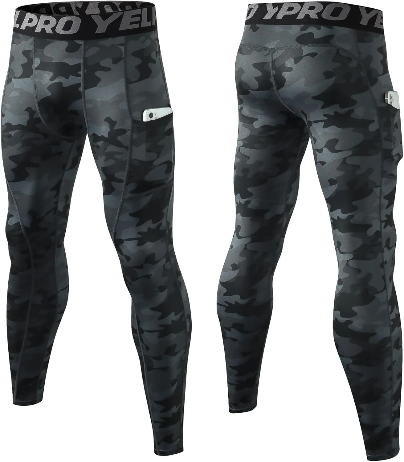 Men's Compression Pants Cool Dry Athletic Leggings Workout Running Tights Active Sports Baselayer Tights Men Yoga Pant
