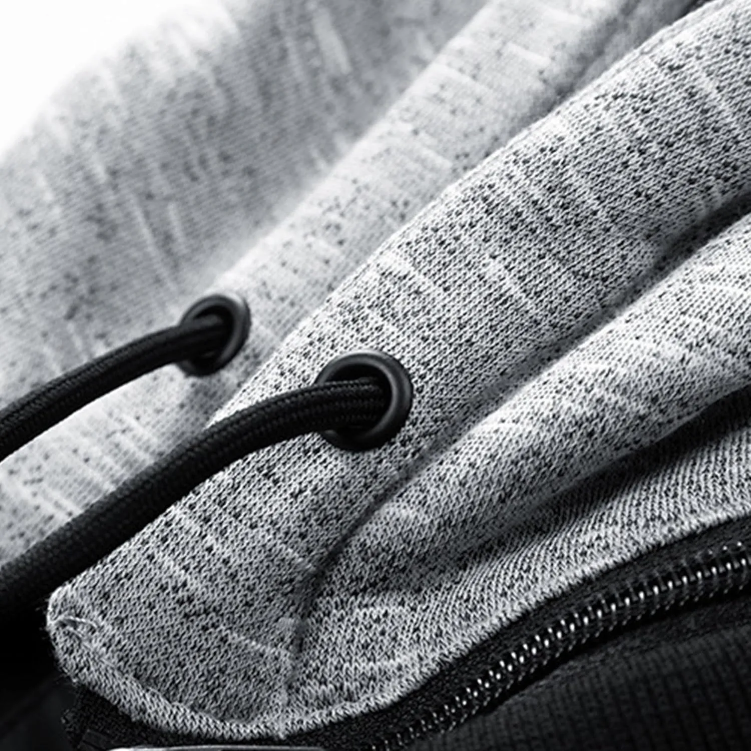 Men's Winter Quilted Jacket with Removable Hood Long Sleeve Casual Diamond Bomber Jacket Warm Winter Padded Coat